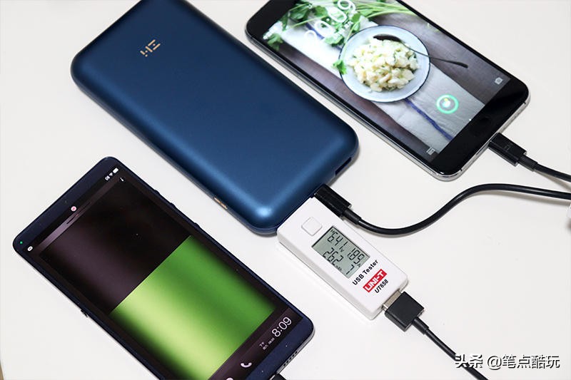 65w快充移动电源充电评测,65w快充2c与普通的区别