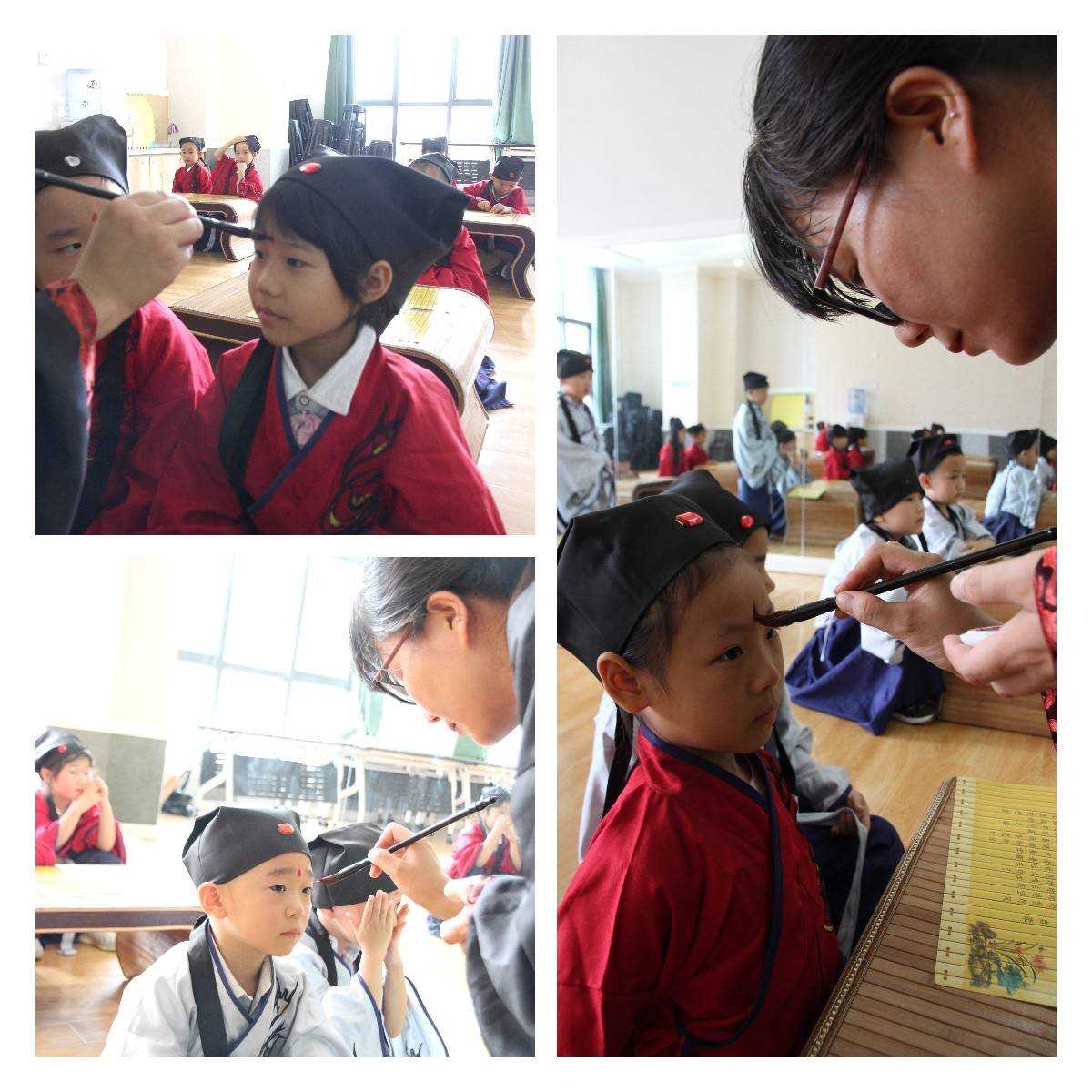 “国韵迎新·童趣古玩”西安天资贝恩幼儿园开学典礼满满国风