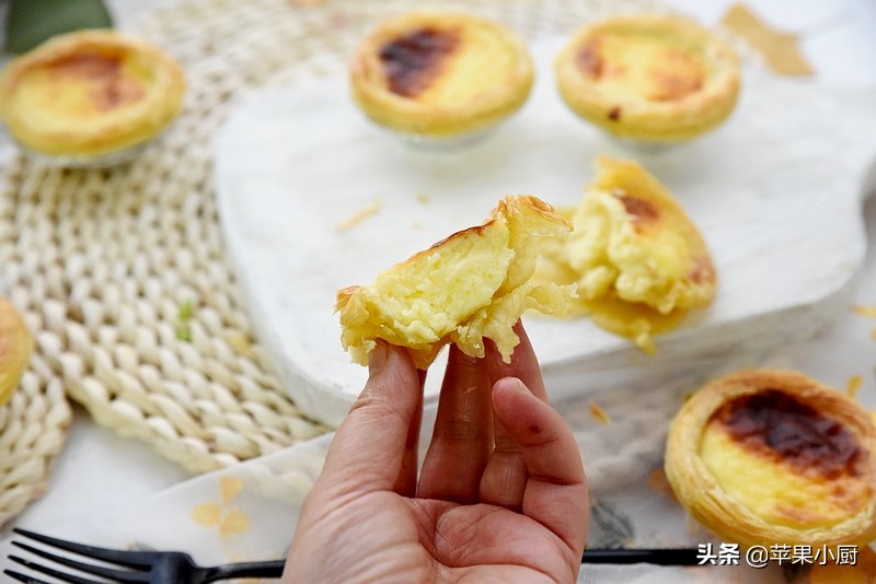 美味蛋挞原来超简单就能做出来,不用烤箱怎样做蛋挞又简单又好吃
