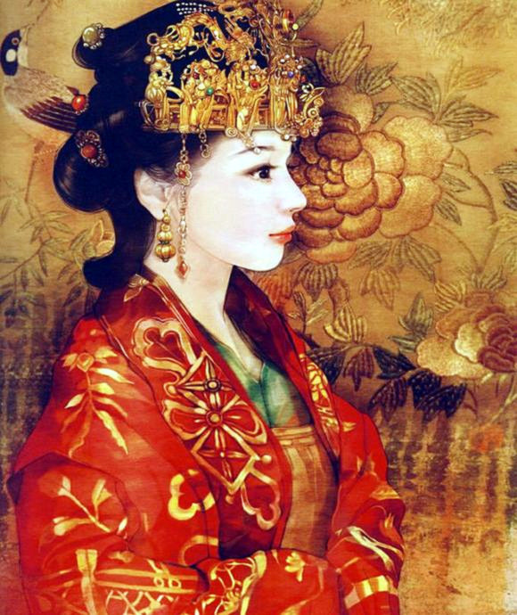 「汉装潋滟」德珍彩绘古典美人