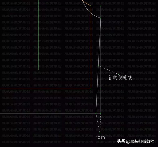 大海服装落肩袖卫衣裁剪图,100码幼童落肩袖卫衣裁剪方法