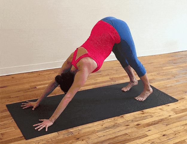 瑜伽倒立练出你的好气色,瑜伽倒立劈叉抗衰老体式