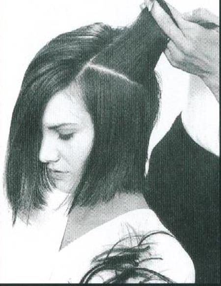 沙宣不对称式,沙宣不对称发型