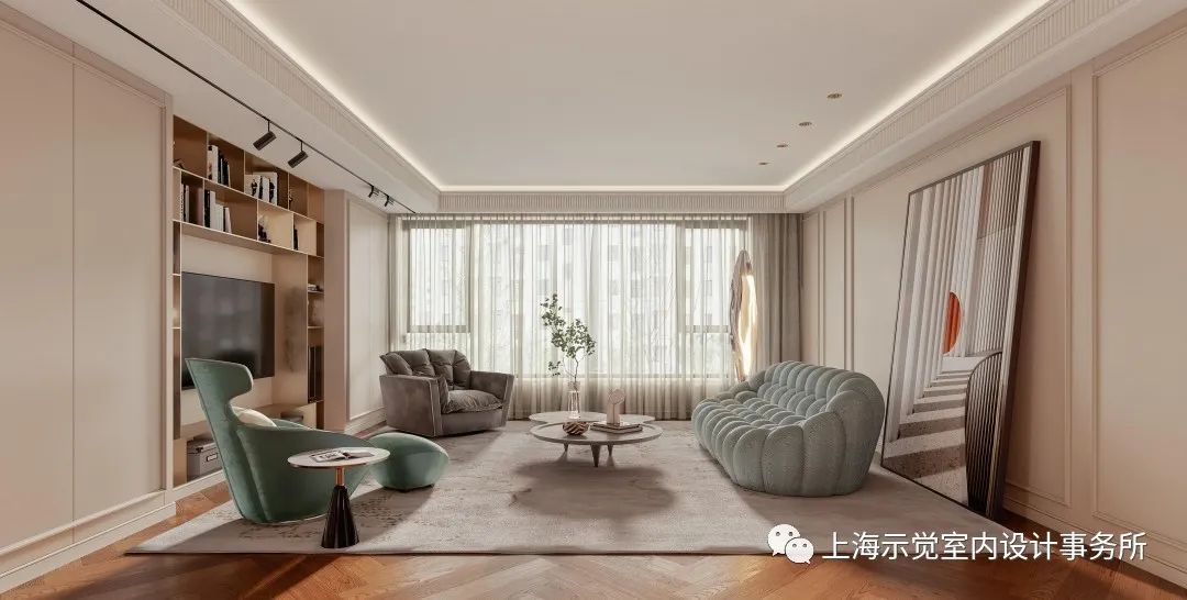 示觉设计|300㎡凯德茂名公馆，现代时尚与法式经典的融合