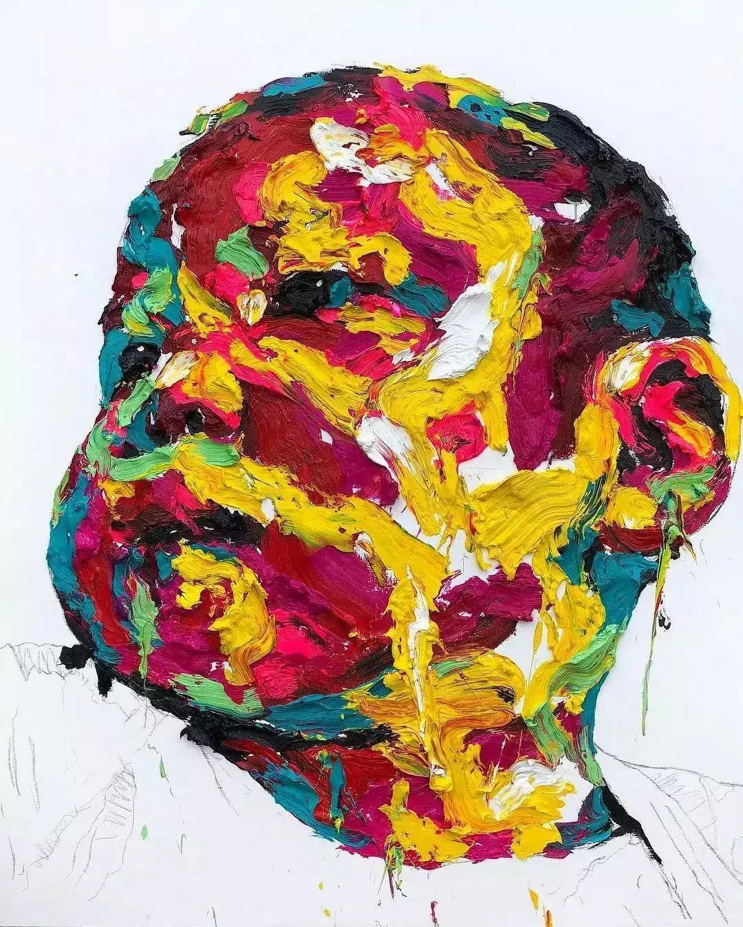 厚画的魅力！韩国shinkwangho用有张力的作品直击眼球！！！