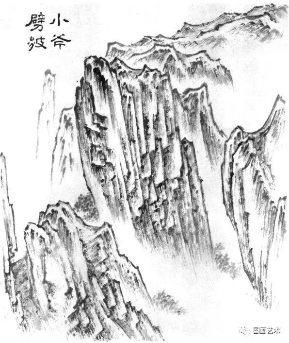 山水画基础技法山石,墨香书画轩山水画技法视频