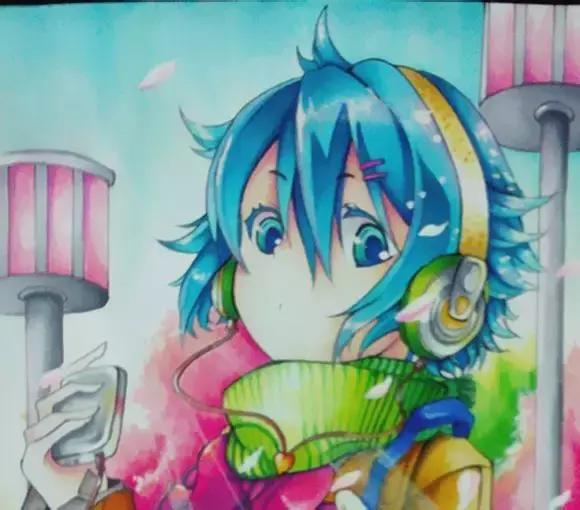 超详细马克笔教程,教你一步一步用马克笔手绘二次元教程!