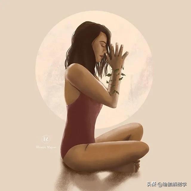 瑜伽小人唯美漫画,瑜伽倒立漫画图片