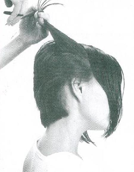 沙宣不对称式,沙宣不对称发型