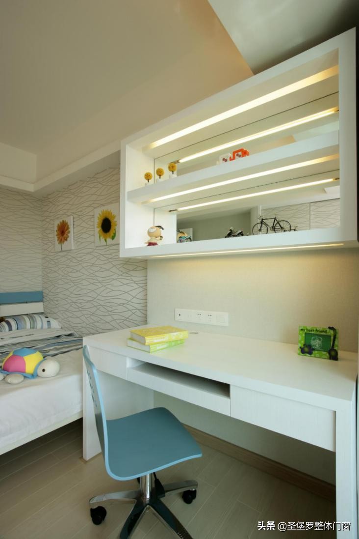 开放式厨房和阳台一体装修图,开放式厨房与书房隔断效果图欣赏