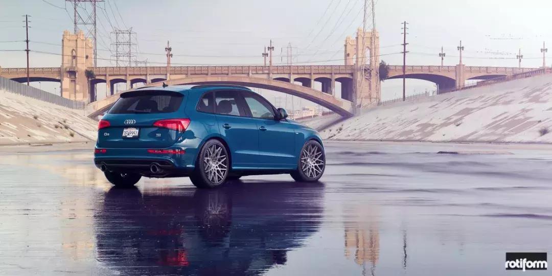 大片来袭!一台运动的“胖子”-奥迪Q5,改装后帅气姿态不输跑车