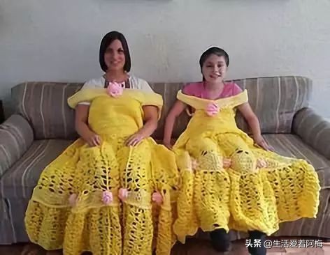 妈妈钩的小羊毯子,妈妈钩的睡袋