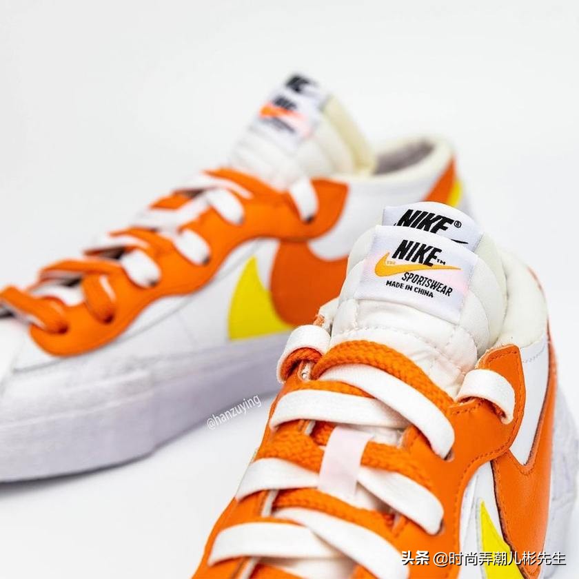 sacaixnikeblazerlow白橙,sacaixnike测评