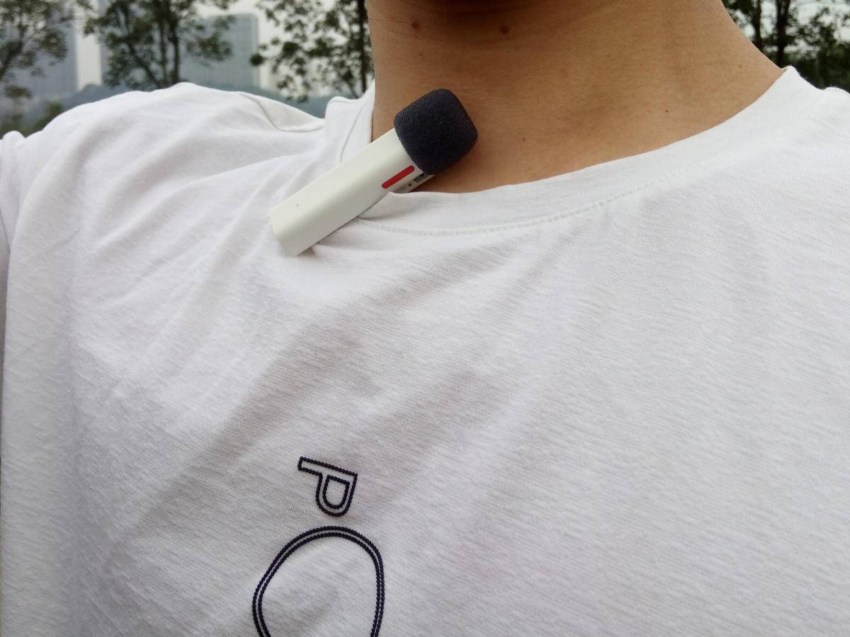 vlog无线拾音麦克风怎么用,便携vlog麦克风