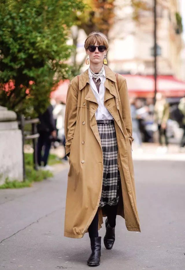 秋冬的裙子这样穿才好看,冬季裙子穿搭女2020高级感