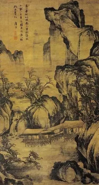 明代夏芷国画山水作品高清大图,明代100幅山水精品赏析第二辑