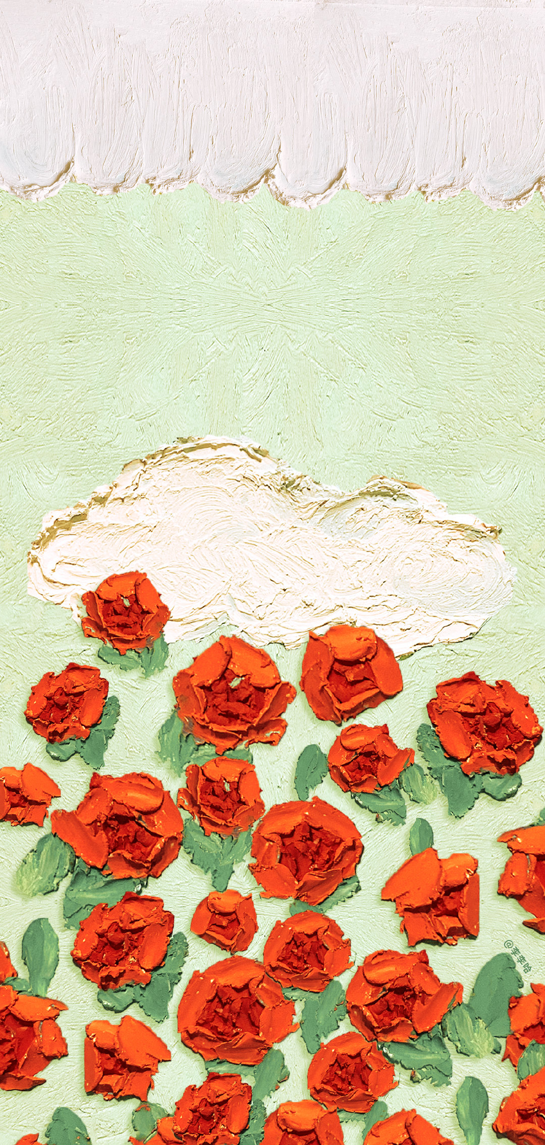 哪些色彩有张力的油画壁纸,油画风景画治愈系壁纸