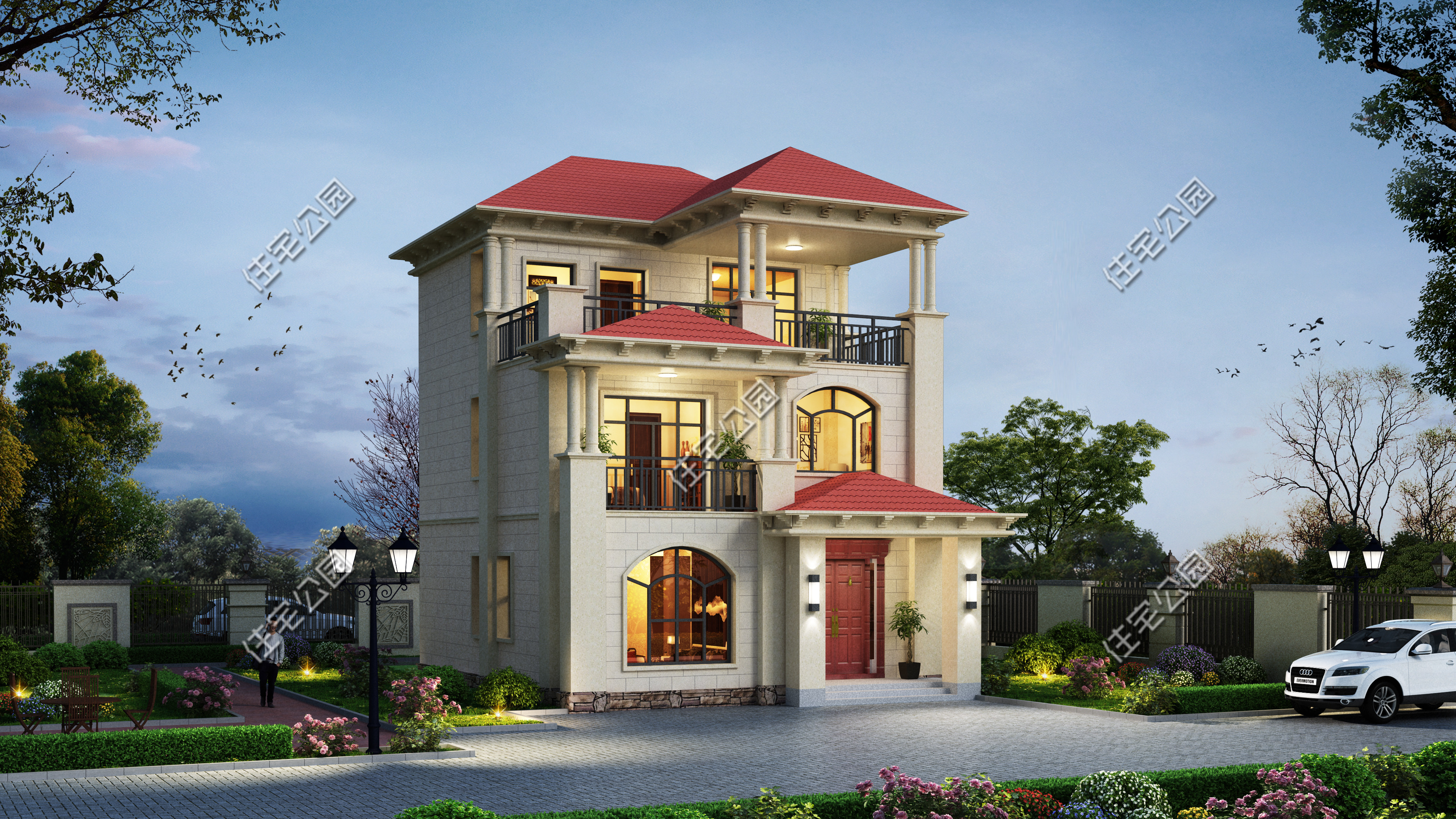 小别墅100万左右设计,小型别墅10万元一套