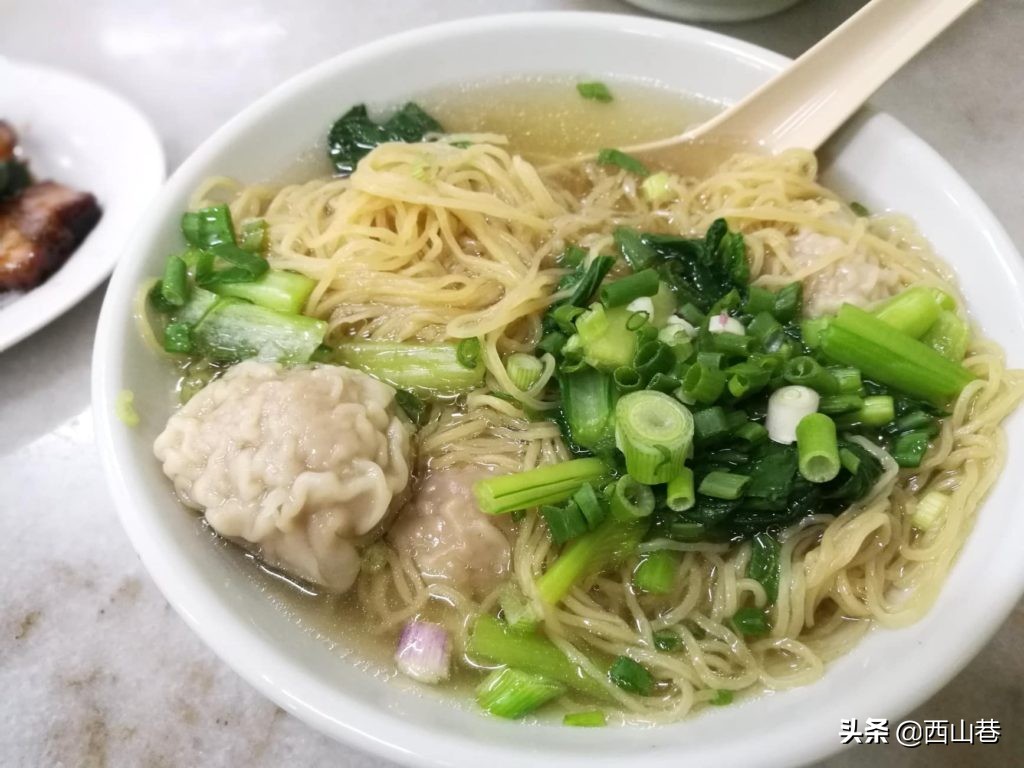 马来西亚天桥下的云吞面,马来西亚夜市的云吞面