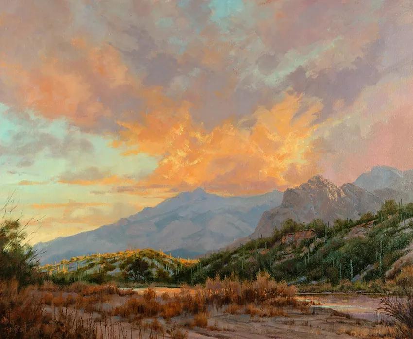 绝美风景油画教程,最灵动的风景油画