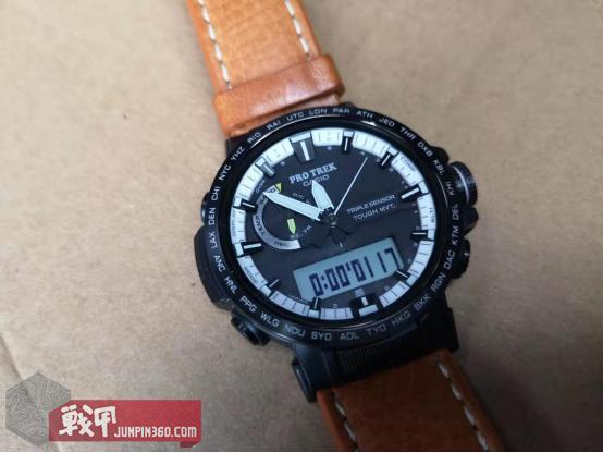 casio卡西欧户外登山运动表,卡西欧七年电力复古手表橙色测评