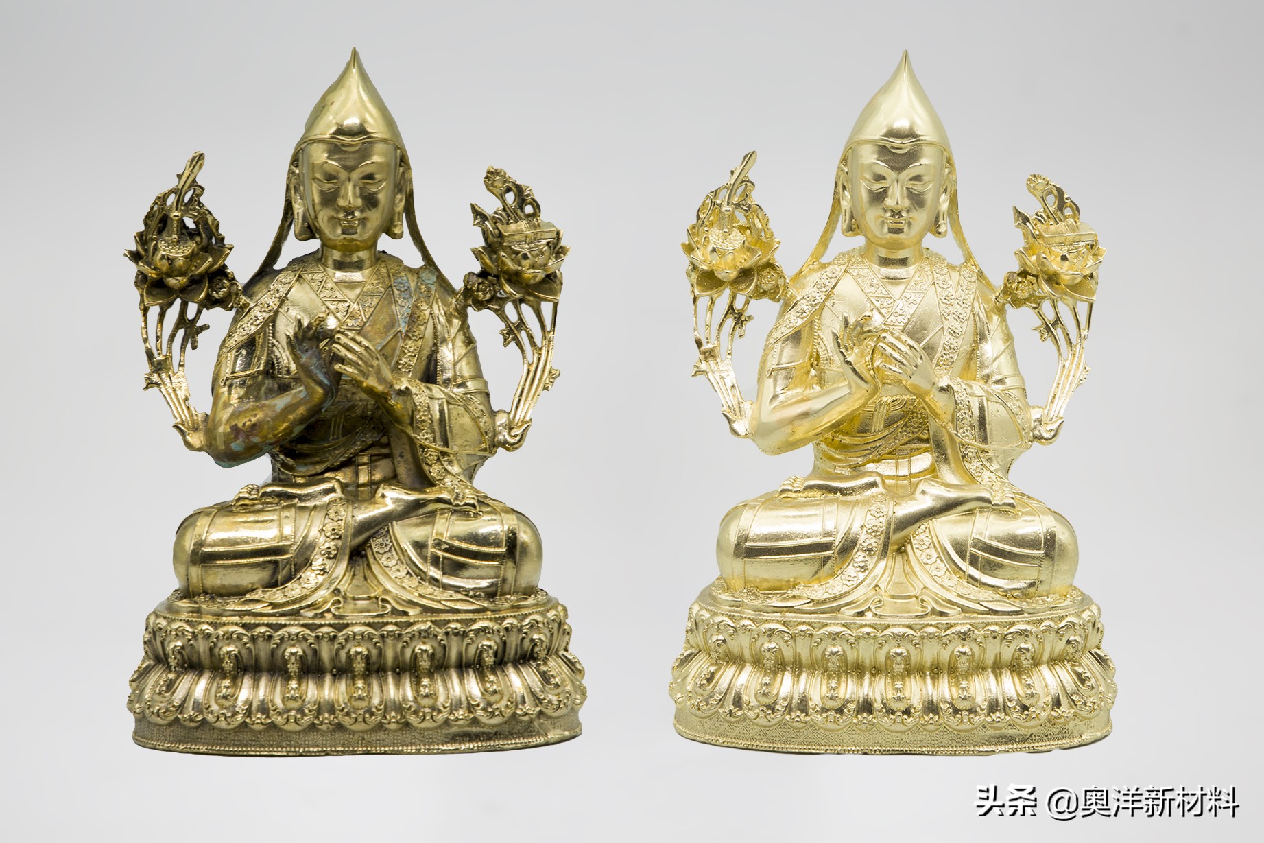 铜佛像怎么去除铜绿锈,如何清洗铜佛像黑污渍