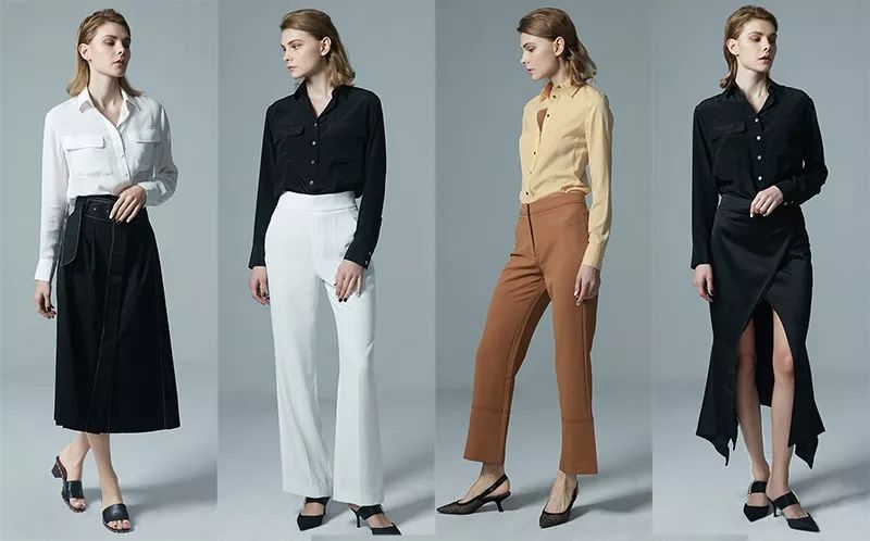 高级真丝女士衬衣图片,轻奢高级感真丝衬衣