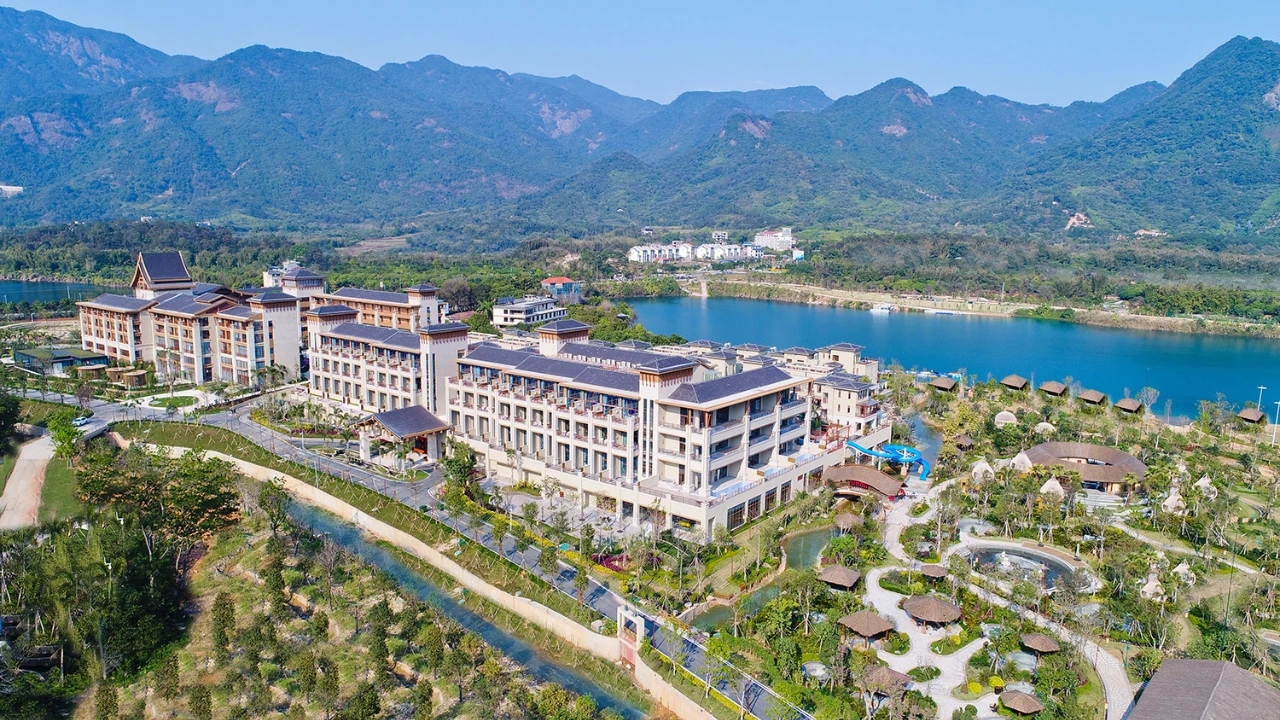 广东威尼斯水上度假村推荐,水上威尼斯一楼带花园