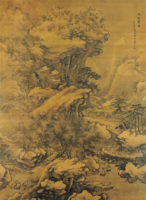 明代夏芷国画山水作品高清大图,明代100幅山水精品赏析第二辑