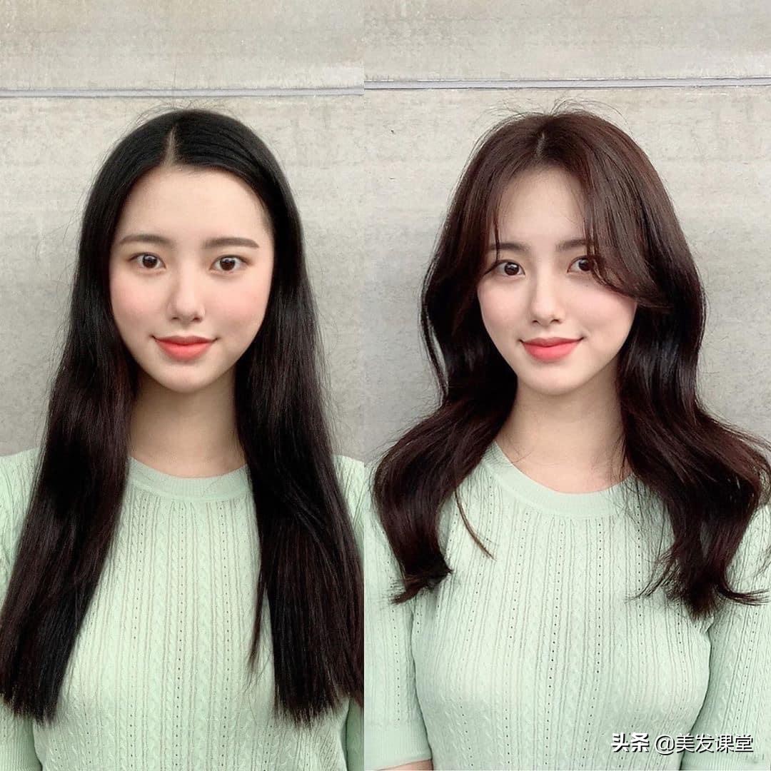 夏季烫一款扎起来也好看的发型,别人的头发为什么都这么好看