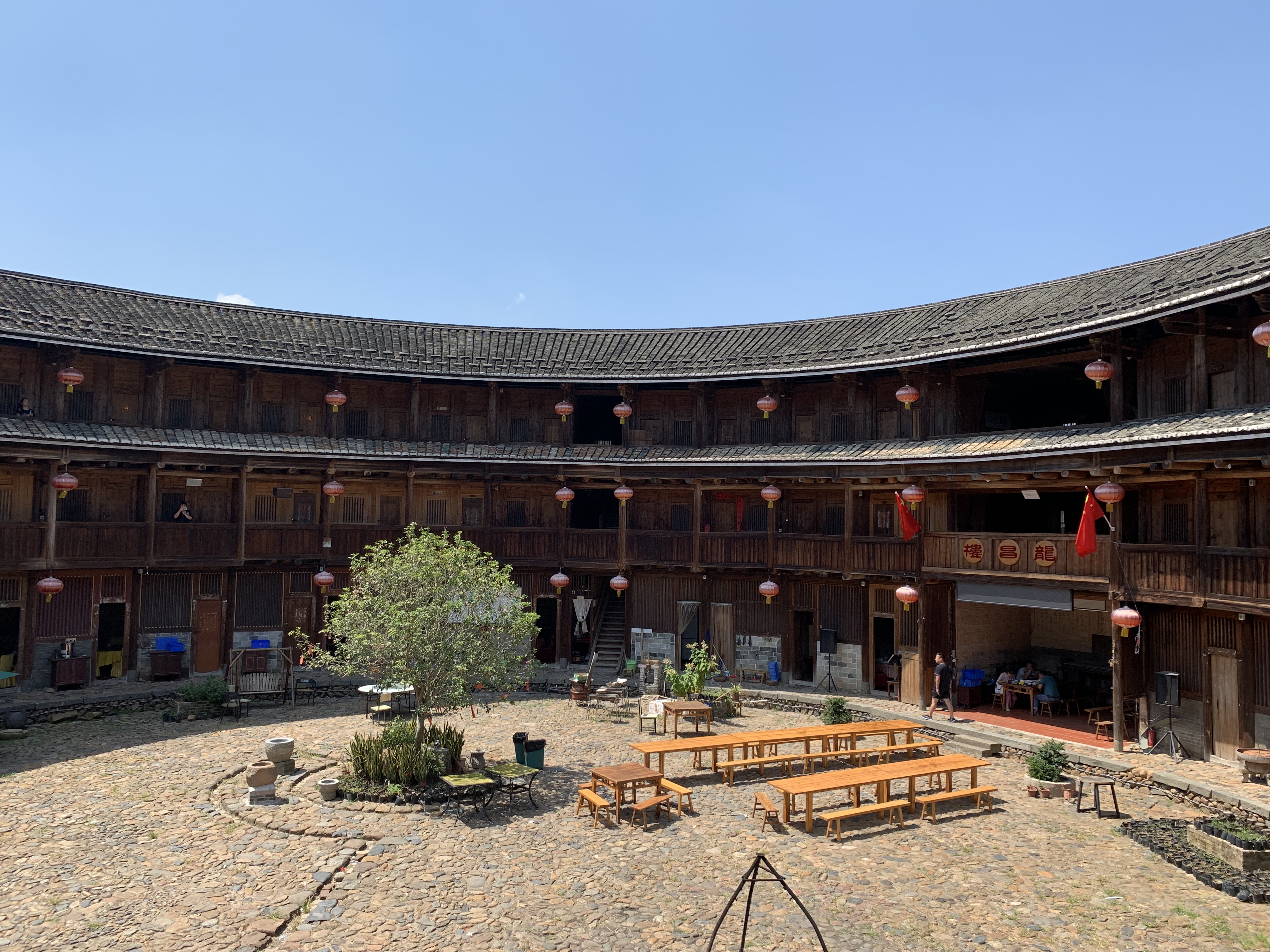 土楼值得看的,土楼的风景好美