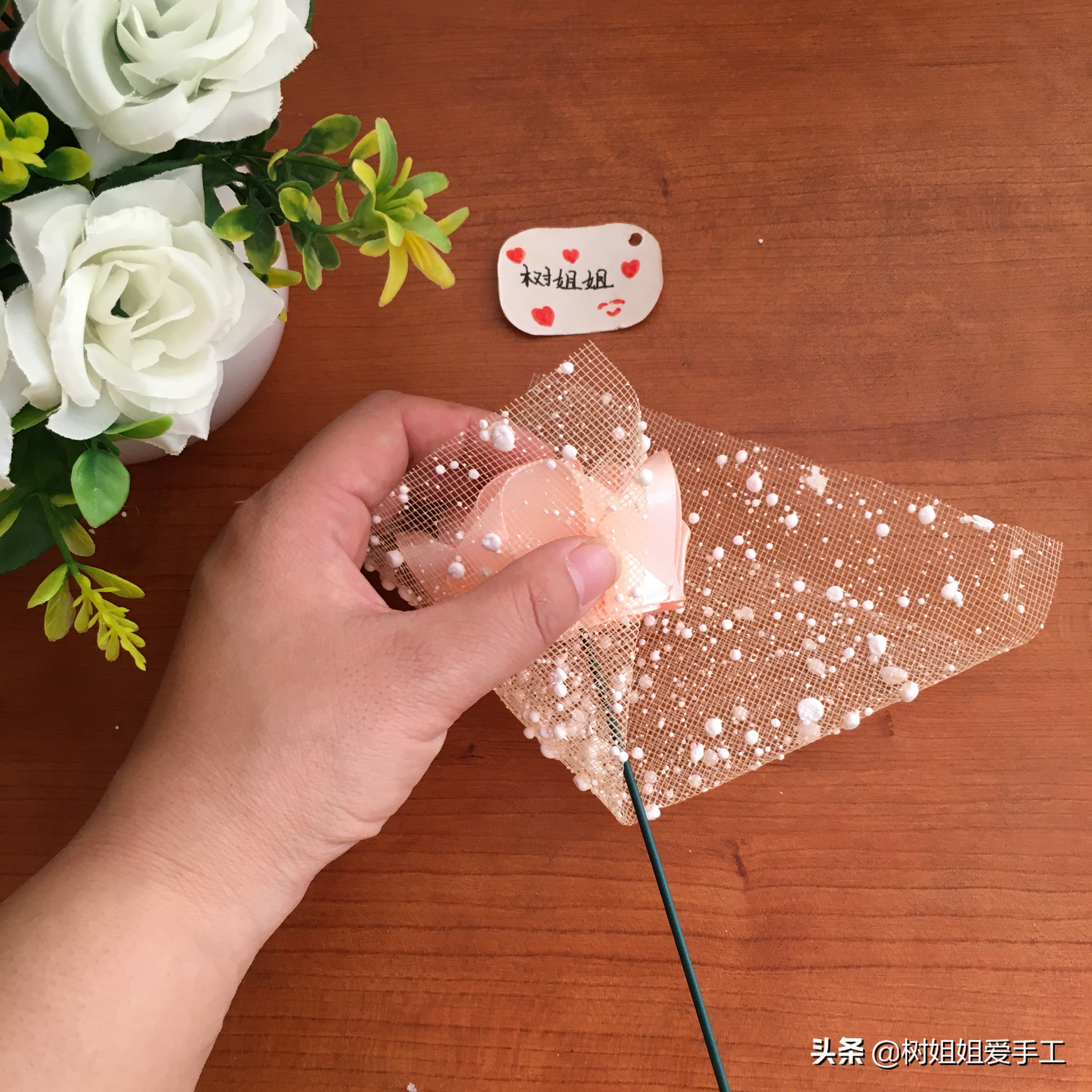 玫瑰花花束包装方法,花束包装玫瑰花