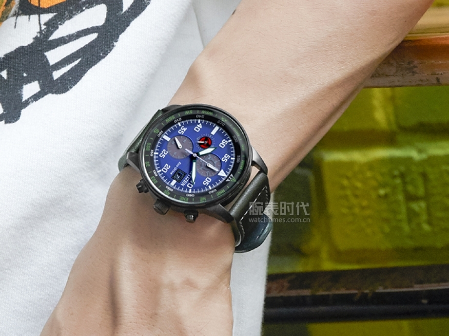 西铁城限量款腕表,西铁城火影联名款手表测评