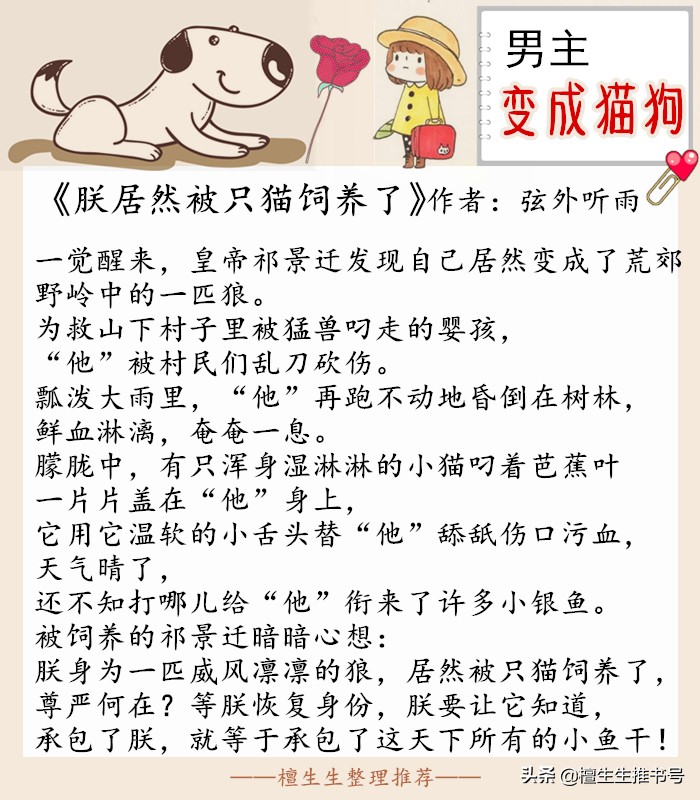 男主变成猫被女主养的小说,男主变成宠物被女主养的小说