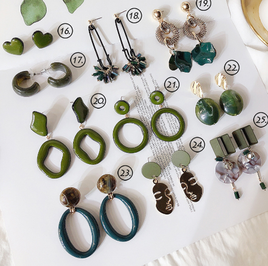 冬季单品耳环怎么搭配,春夏百搭精致耳环