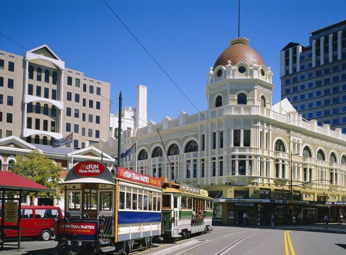 基督城新西兰地图,新西兰基督城克赖斯特彻奇