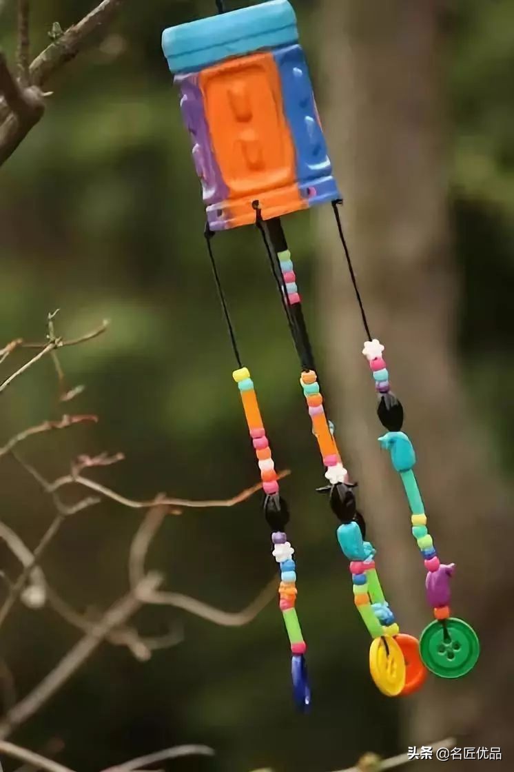 孩子手工风铃,亲子手工制作风铃