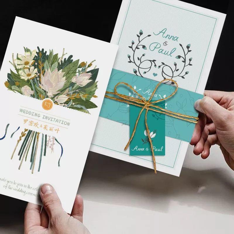 独特大气的婚礼请柬,简单高级婚礼请柬模板