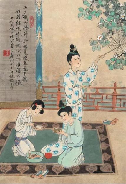 乞巧节诗句古诗大全,乞巧一诗中描写乞巧节盛况的诗句