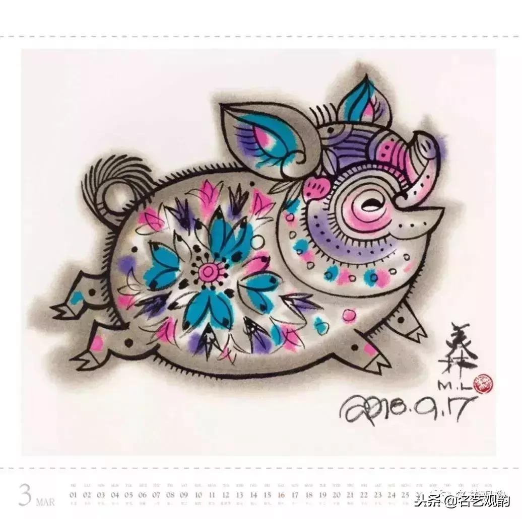 赏十大名家画笔下的猪,”猪“福填满2019!