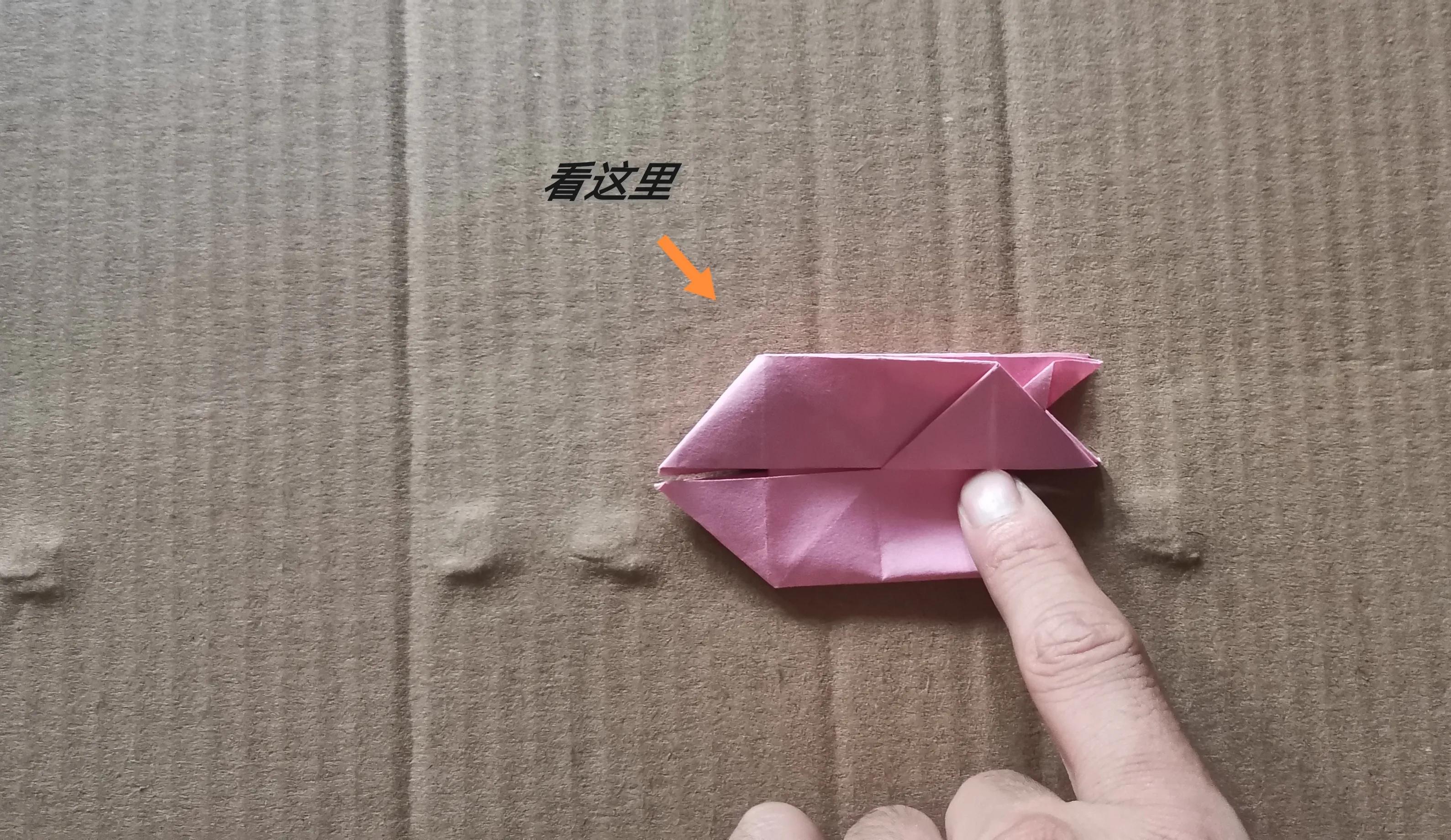 一张纸折的立体蝴蝶慢动作,用8厘米的纸折蝴蝶超简单