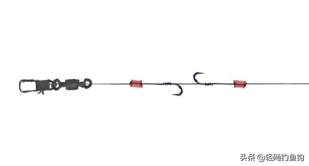 抛竿串钩线组绑法视频教程,抛竿的大肚漂线组能用于串钩吗