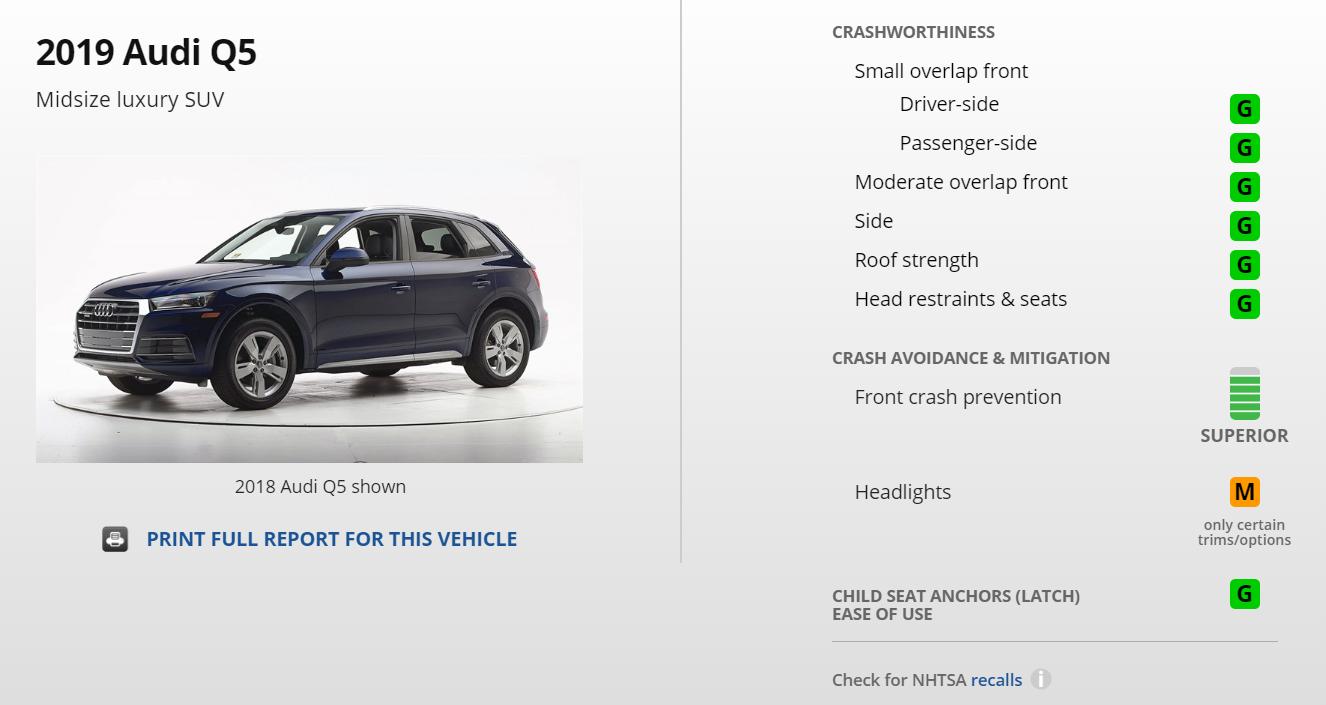 2021年最佳安全车型名单,2020十佳安全车型