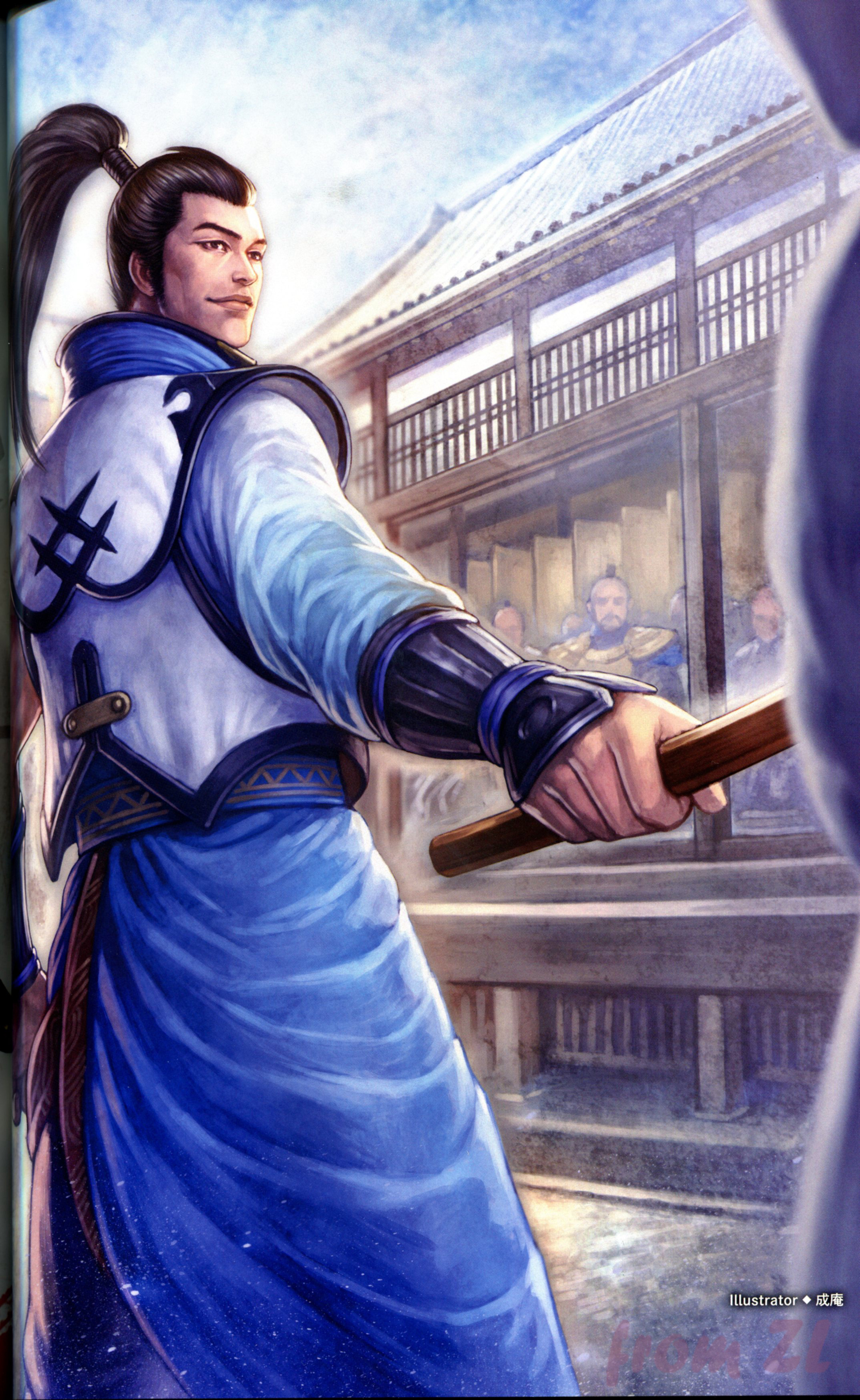 战国无双4设定角色原画集，神无双极意55名武将CG插画壁纸欣赏