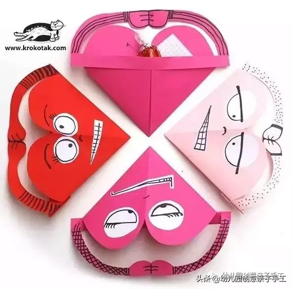 幼儿园手工制作小卡纸大全,圆形卡纸秘密