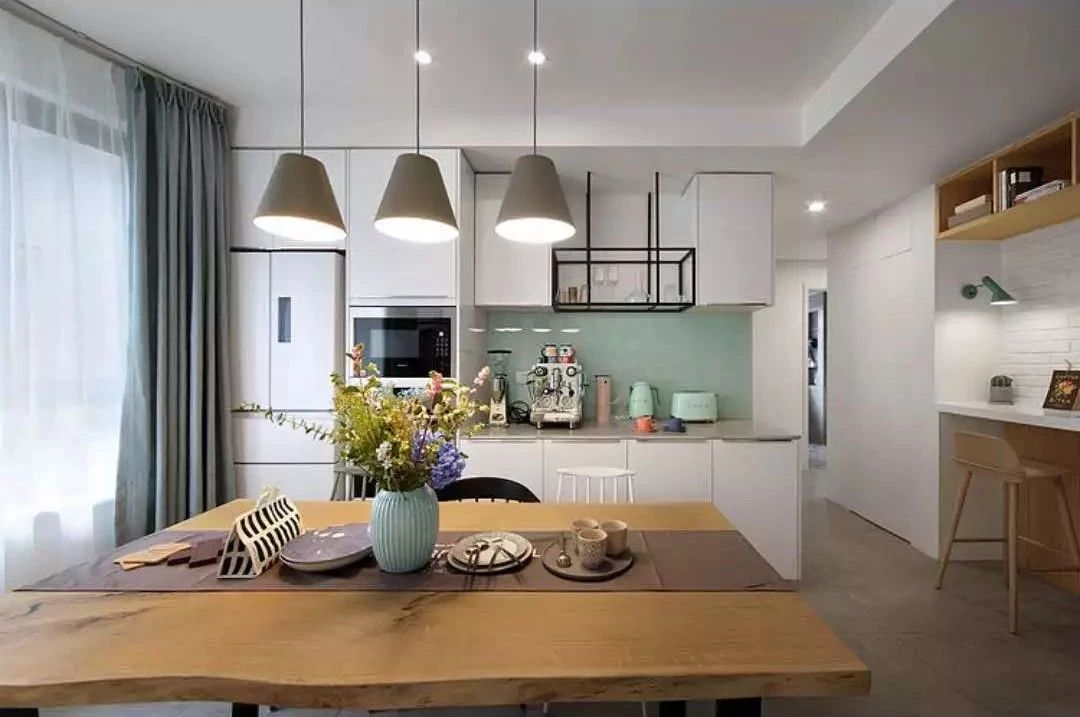 北欧简约风主卧婚房,小户型北欧风格婚房装修