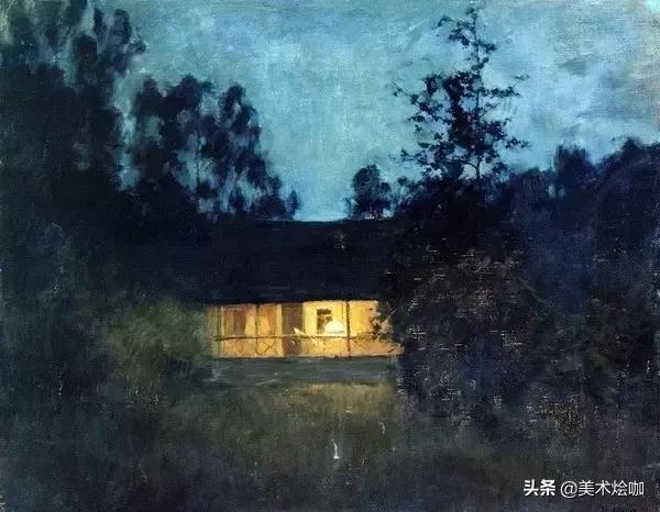 俄国画家列维坦的风景画,俄国画家伊萨克列维坦