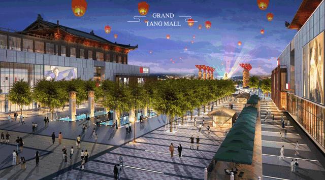 大唐不夜城照片精修,大唐不夜城图片美景实拍