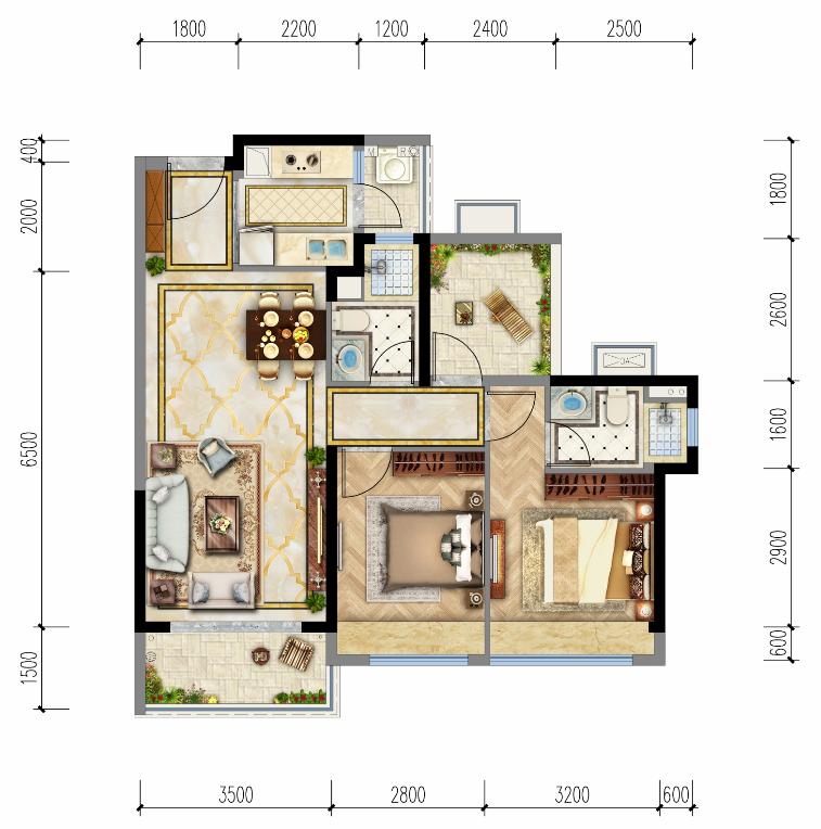 惠州仲恺玖榕府最新视频,惠州仲恺玖榕府111个平方户型图