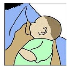 顺产新生儿母乳喂养正确喂奶姿势,母乳喂养正确喂奶姿势教学示范